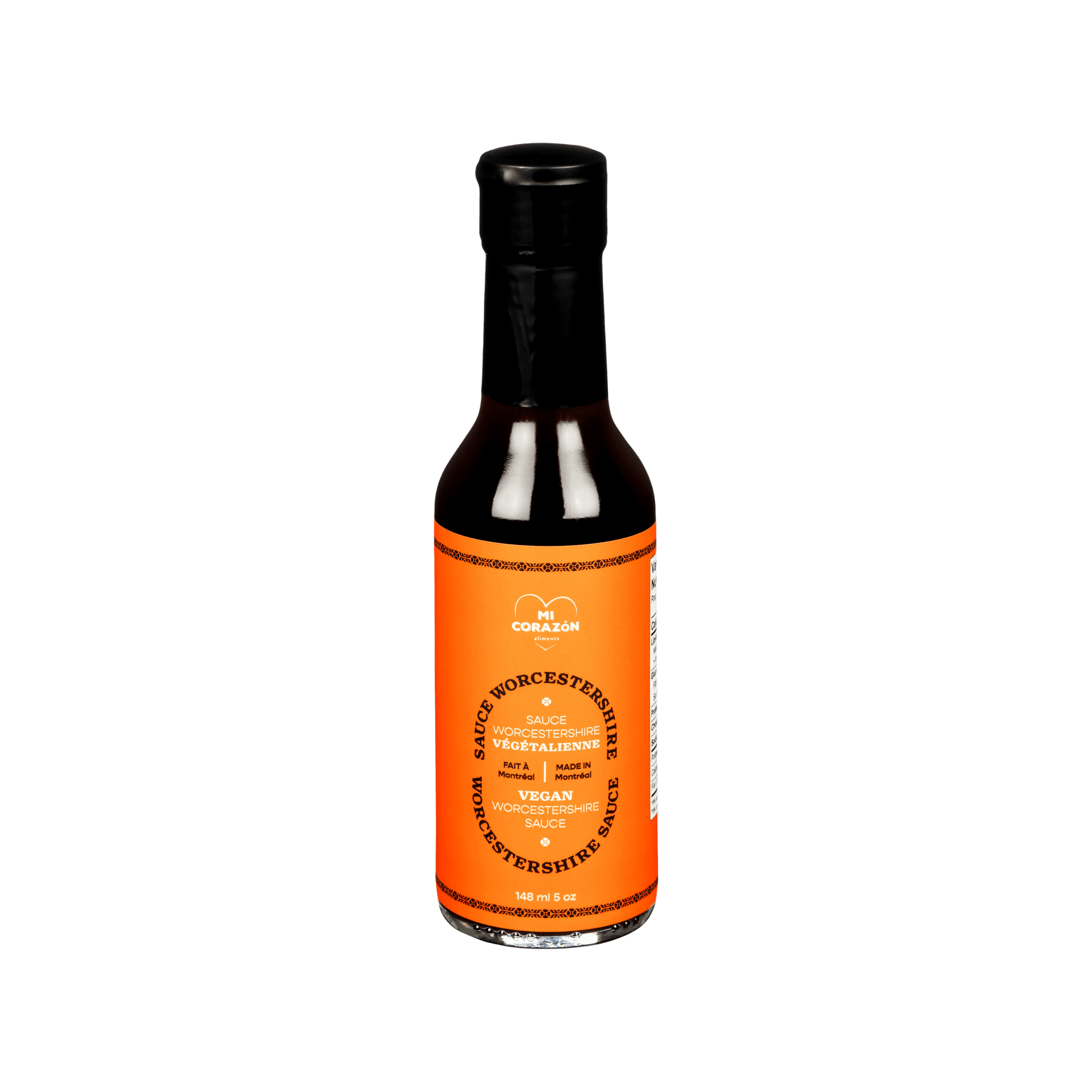 Worchestershire Sauce Worcestershire végane Mi Corazón – Bouteille
