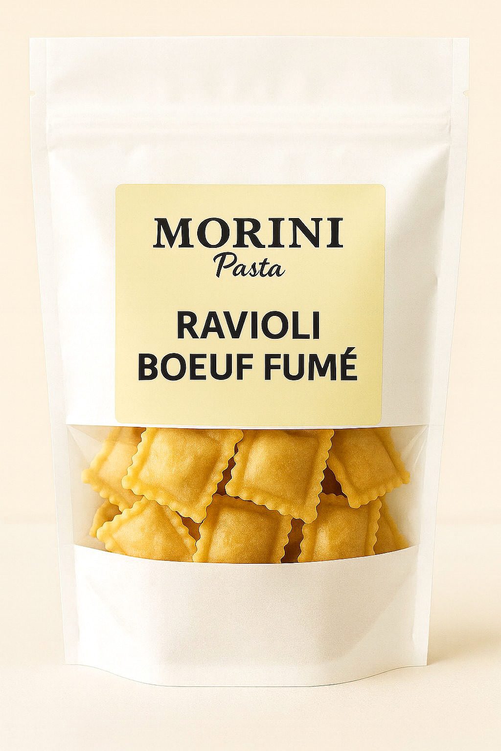 ravioli-boeuf-fume-morini-pasta Sac de raviolis frais au bœuf fumé Morini Pasta